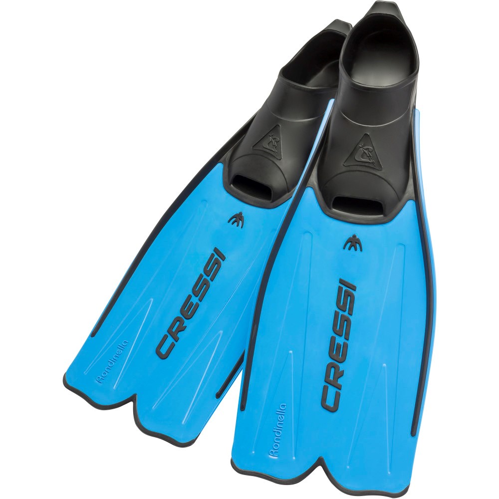 Cressi Rondinella Snorkeling Fins - Lightweight Swim Fins for Scuba Diving, Freediving & Beach Vacations - Perfect for Ocean Adventures & Pool Training