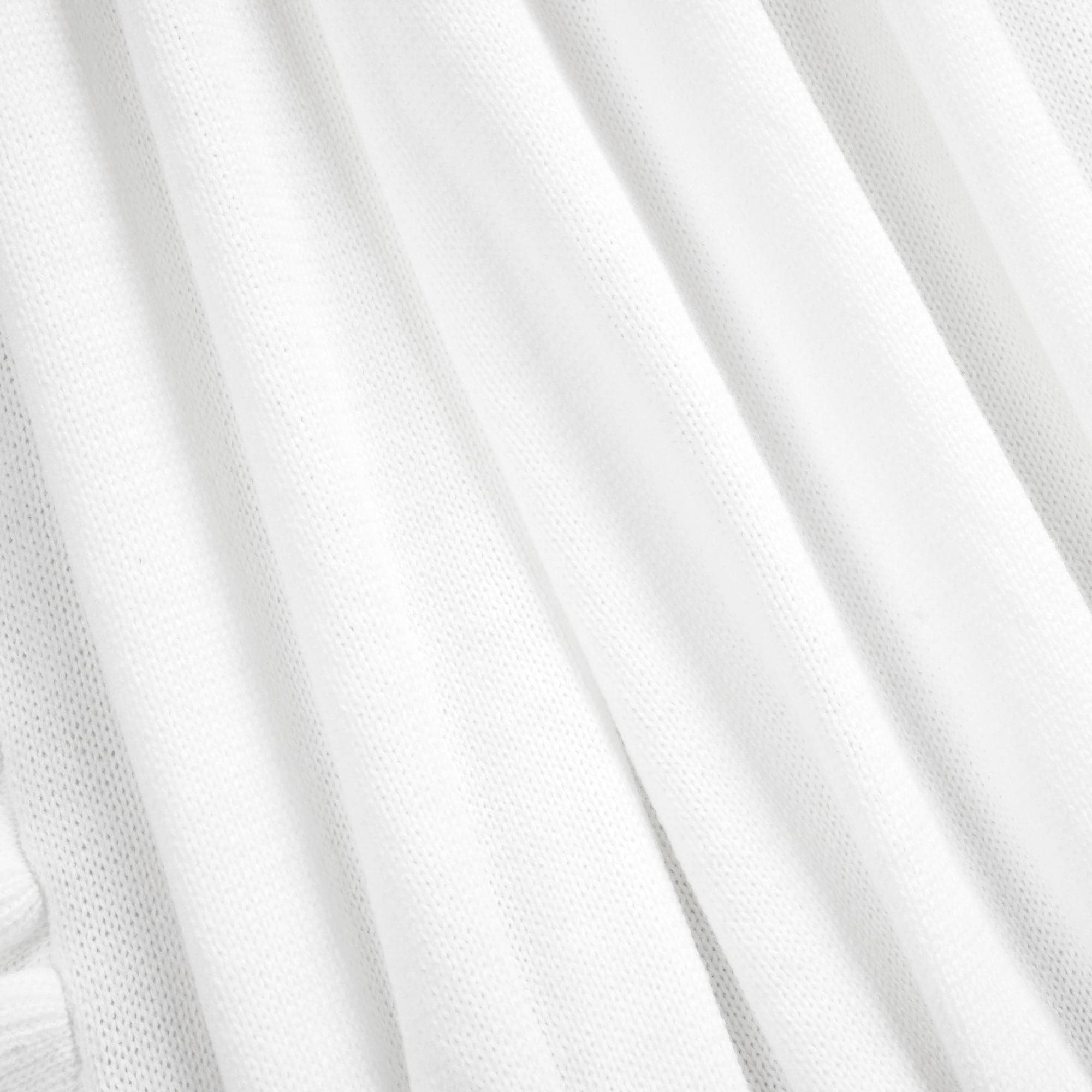 Reyna Soft Knitted Ruffle Blanket - Cozy Throw Coverlet for Bed, Couch & Nursery - Perfect for Gift, Winter Warmth & Home Decor