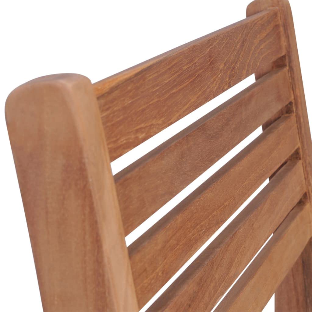 Premium Solid Teak Wood Patio Chairs with Comfortable Green Cushions (Set of 2) - Weather-Resistant Outdoor Furniture for Garden, Balcony, Restaurant & Backyard - Perfect for Relaxing, Dining & Entertaining Guests