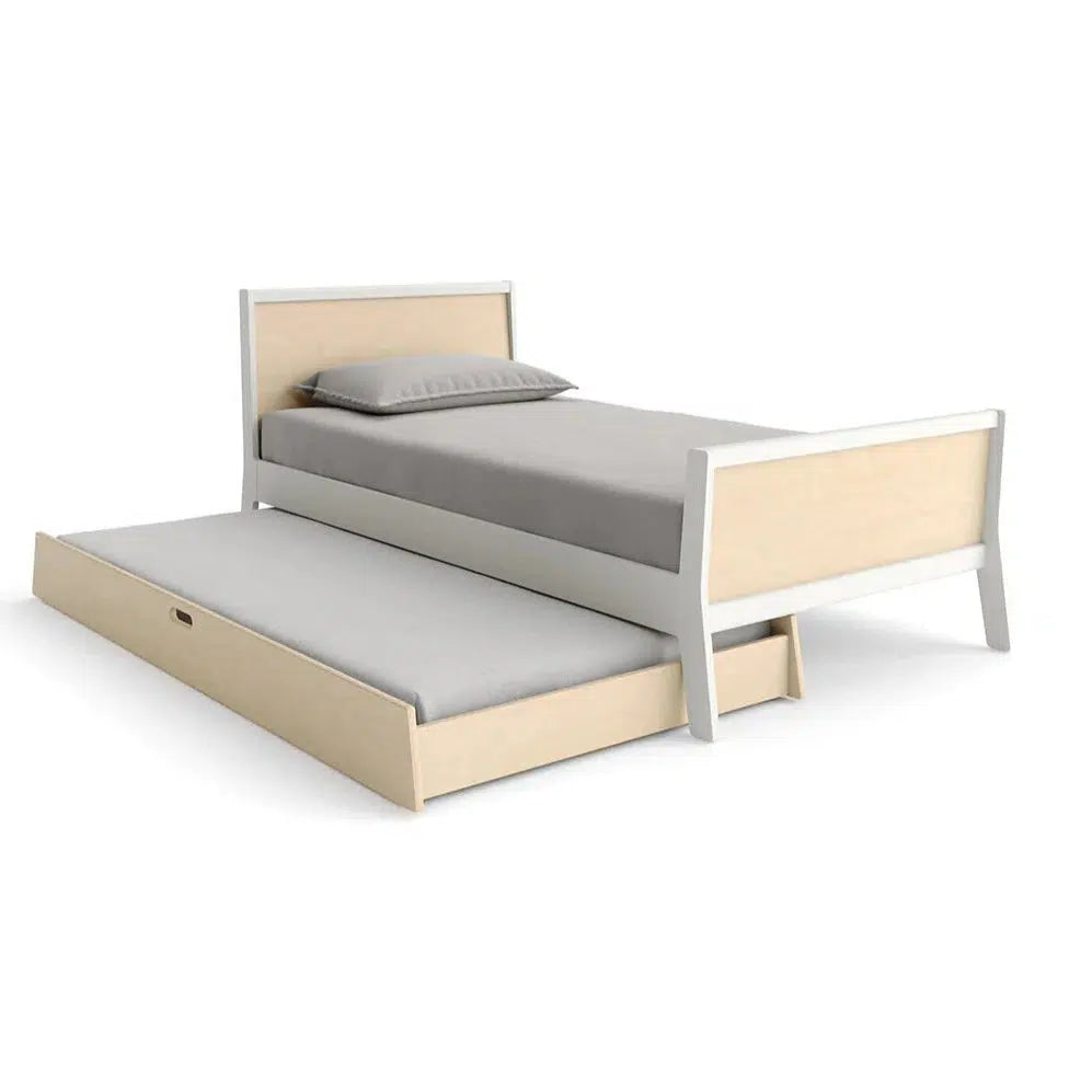 Oeuf Sparrow Twin Bed in Birch - Modern Kids Bedroom Furniture for Small Spaces & Nursery Decor