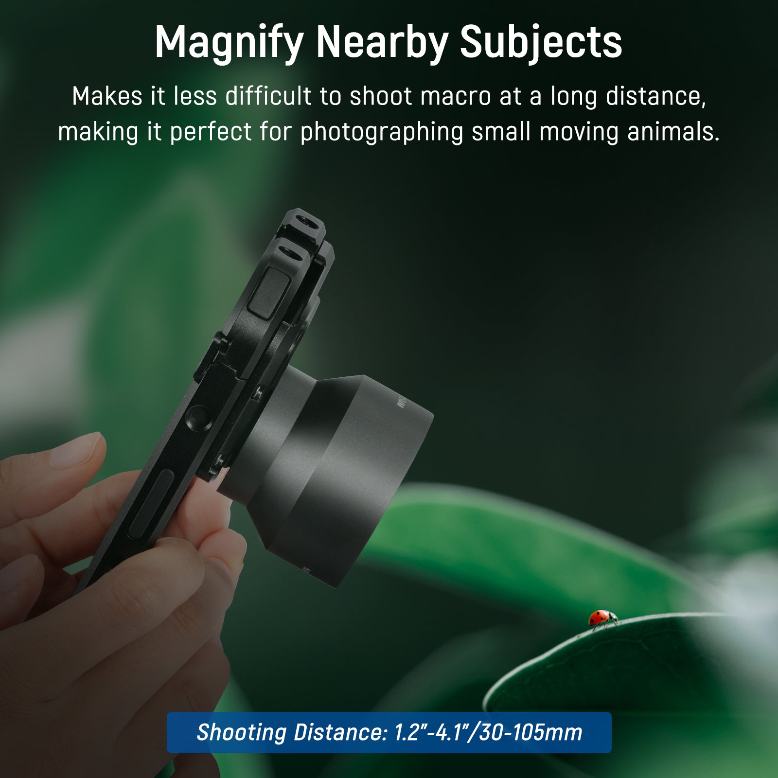 NEEWER LS 26 105mm HD Macro Lens with 17mm Thread - Professional Close-Up Photography for DSLR Cameras - Perfect for Product Shots, Jewelry Photography & Nature Macro Shots