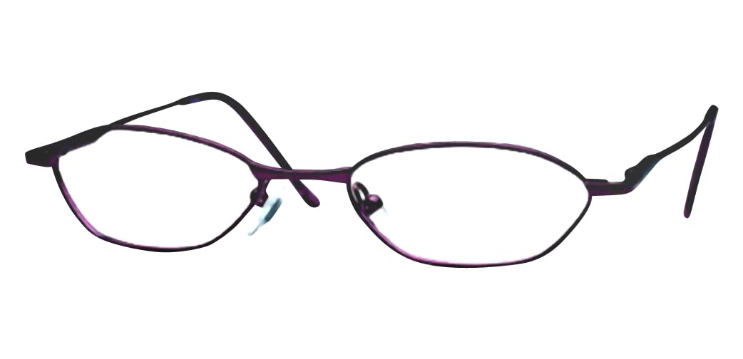 Multi-View Computer Reading Glasses Model 20 - Eggplant Purple Frame +1.75 Strength Blue Light Blocking - Perfect for Office Work, Gaming & Screen Time