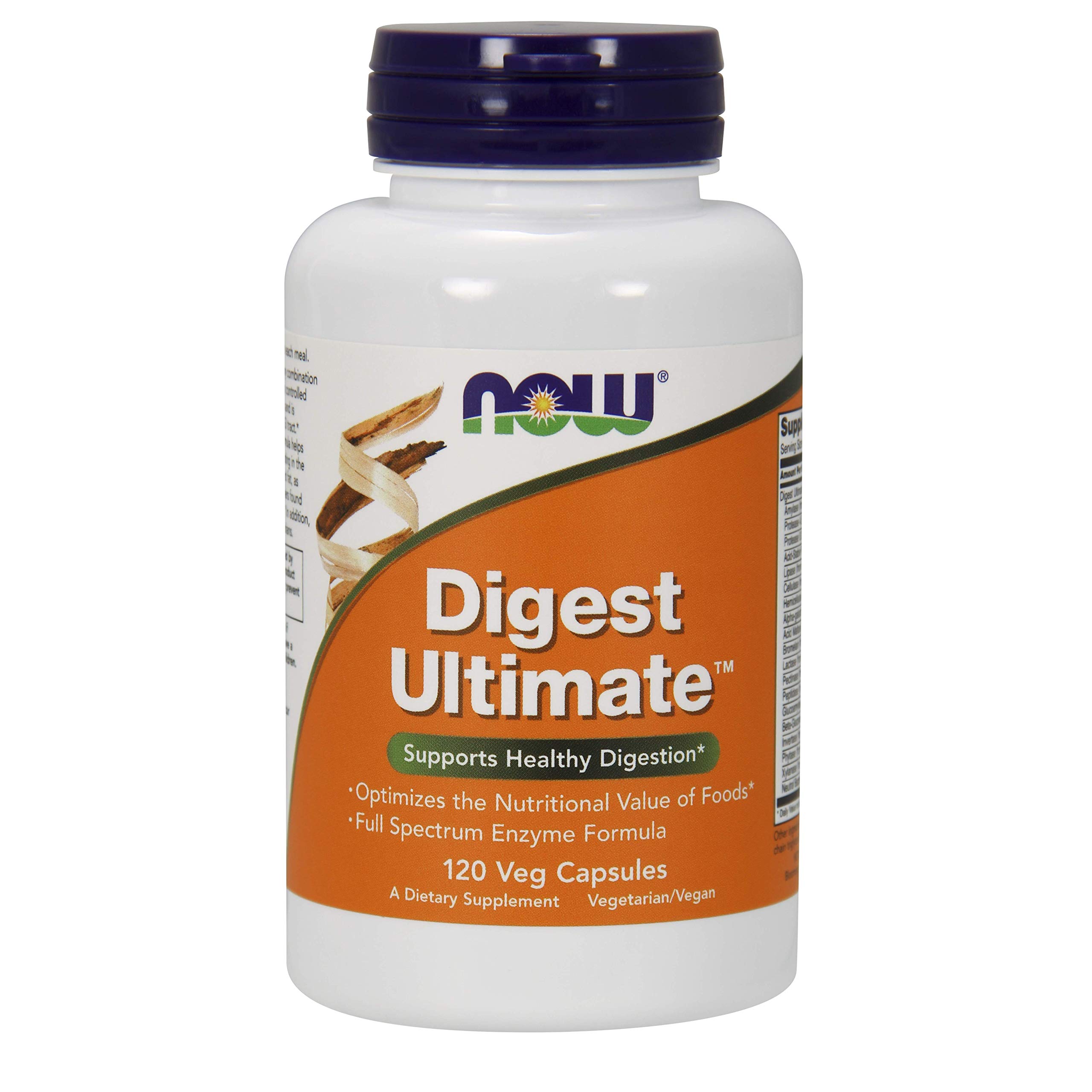 Now Foods Digest Platinum 120 Capsules - Advanced Digestive Enzyme Supplement for Gut Health & Nutrient Absorption | Supports Bloating Relief & Comfortable Digestion After Meals