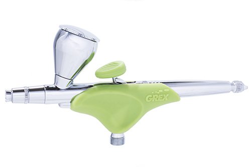 Grex Genesis XGi2 0.2mm Nozzle Top Feed Airbrush Kit - Professional Fine Detail Spray Gun for Model Painting, Cake Decorating & Tattoo Practice - Perfect for Artists, Hobbyists & DIY Crafts