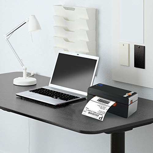 High Speed 4x6 Thermal Label Printer - Wireless Bluetooth Shipping Label Maker for Ecommerce, No Ink Needed - Compatible with Windows, MacOS, Android & iOS - Includes Label Tray - Perfect for Amazon FBA, eBay, Shopify & Small Business Shipping Labels