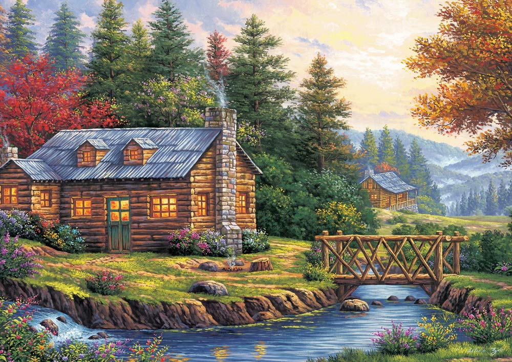 500-Piece Jigsaw Puzzle - Beautiful Rural Scenery & Country Landscape with Spring River Nature Scene | Fun Family Game for Adults, Kids & Teens | Educational Toy & Perfect Birthday Gift for Boys & Girls | Great for Indoor Activities, Family Bonding & Stress Relief