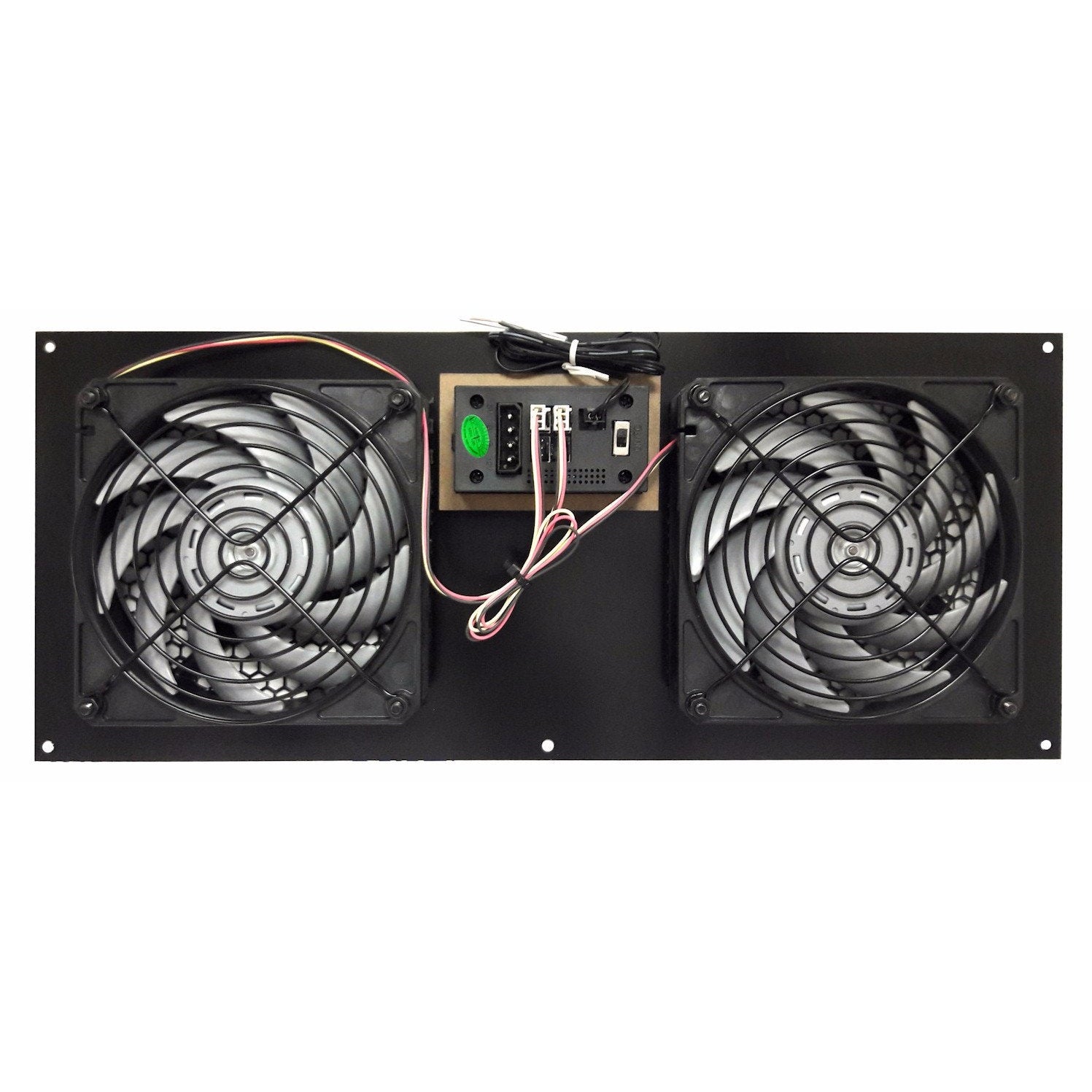 Coolerguys PRO Metal Dual 120mm Deluxe LED PC Case Cooling Fan Kit with High-Performance Gentle Typhoon Fans - Perfect for Gaming PC, Workstation & Server Cooling (CABCOOL 1202 Deluxe MGTF)