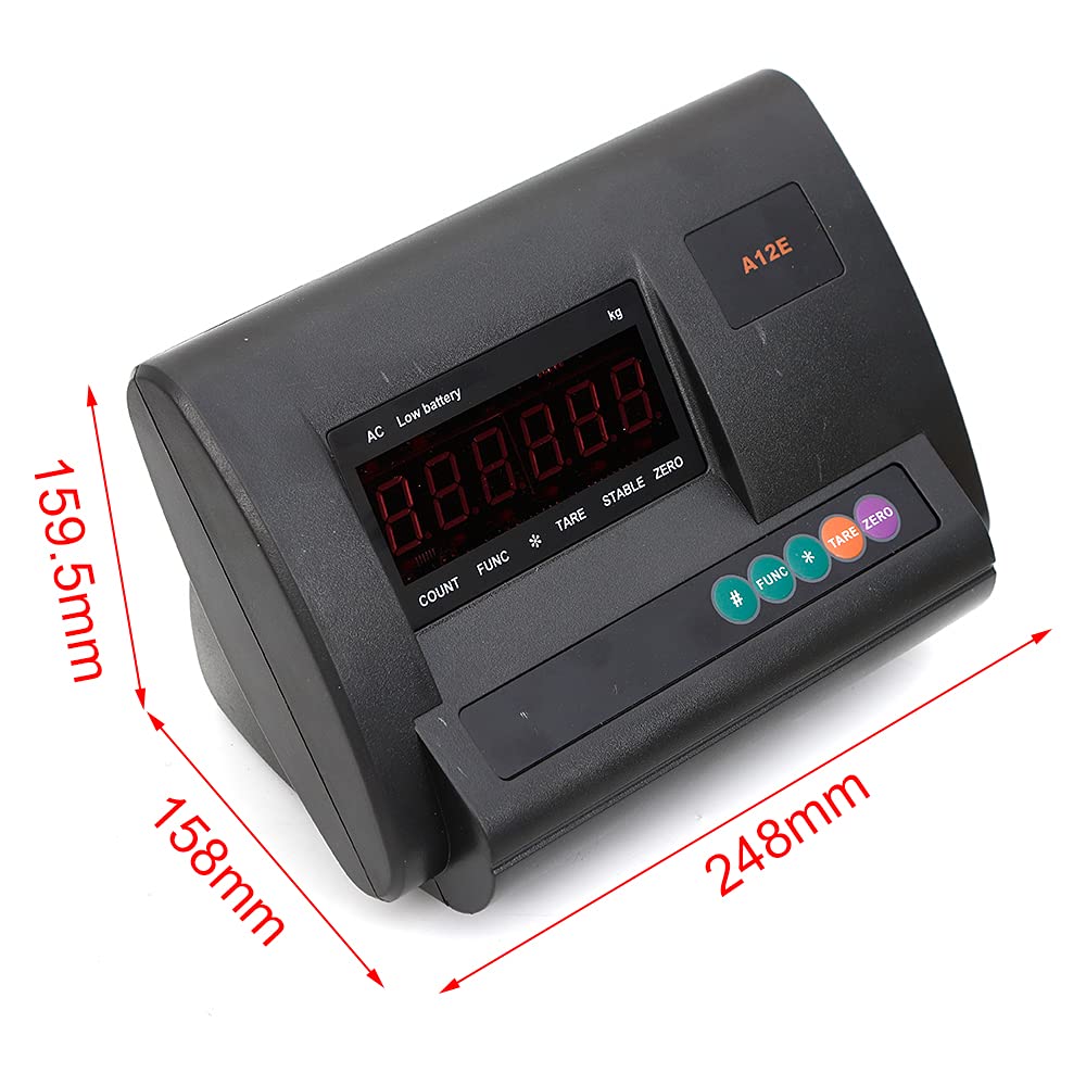 **Heavy Duty Digital Livestock Scale Kit - 2.5T/5000LBS Capacity, High Precision Waterproof Platform Scale with 4 Load Cells for Cattle, Pigs, Sheep & Goats - Perfect for Farm, Ranch & Veterinary Use**