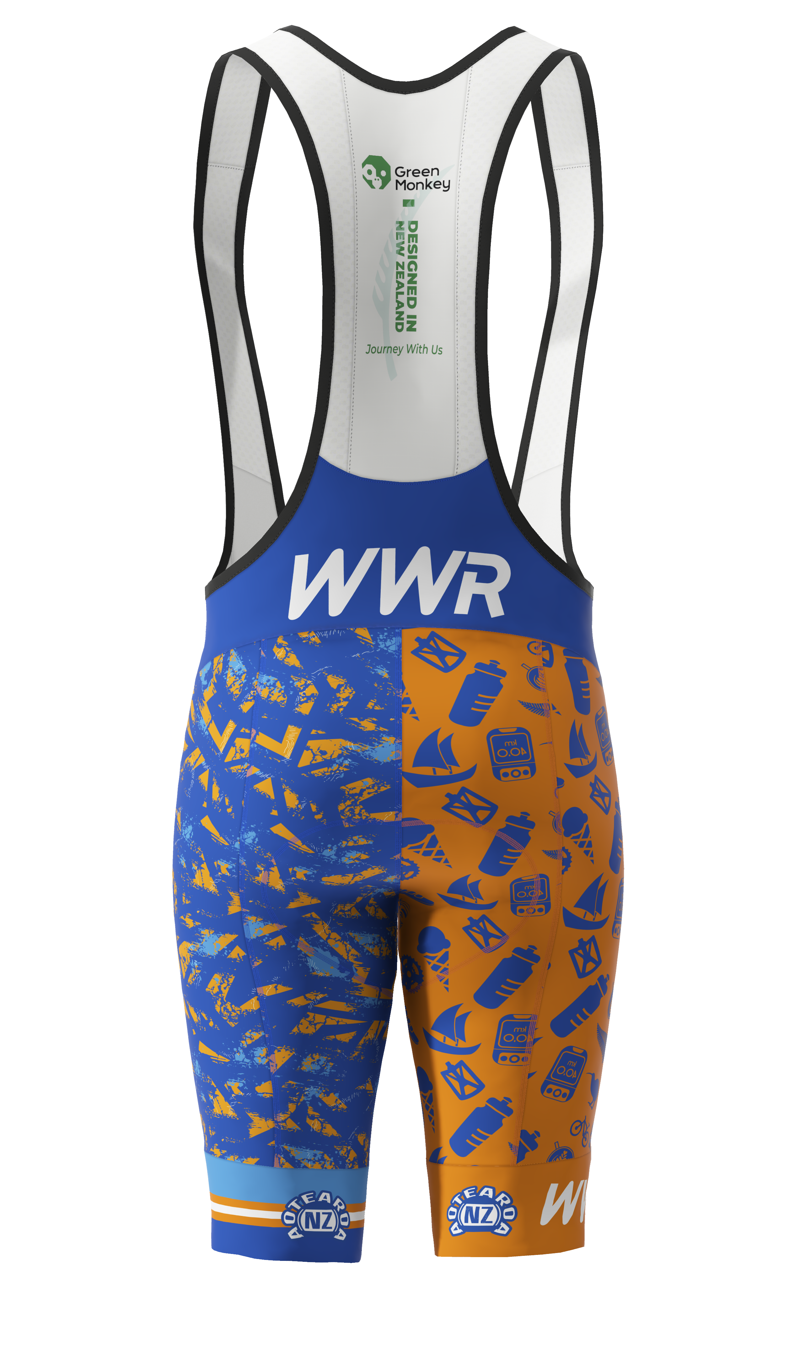 Warkworth Riders Speed Bibs (B03) - High-Performance Cycling Shorts with Bold Design for Men & Women | Perfect for Road Biking, Training & Competitions