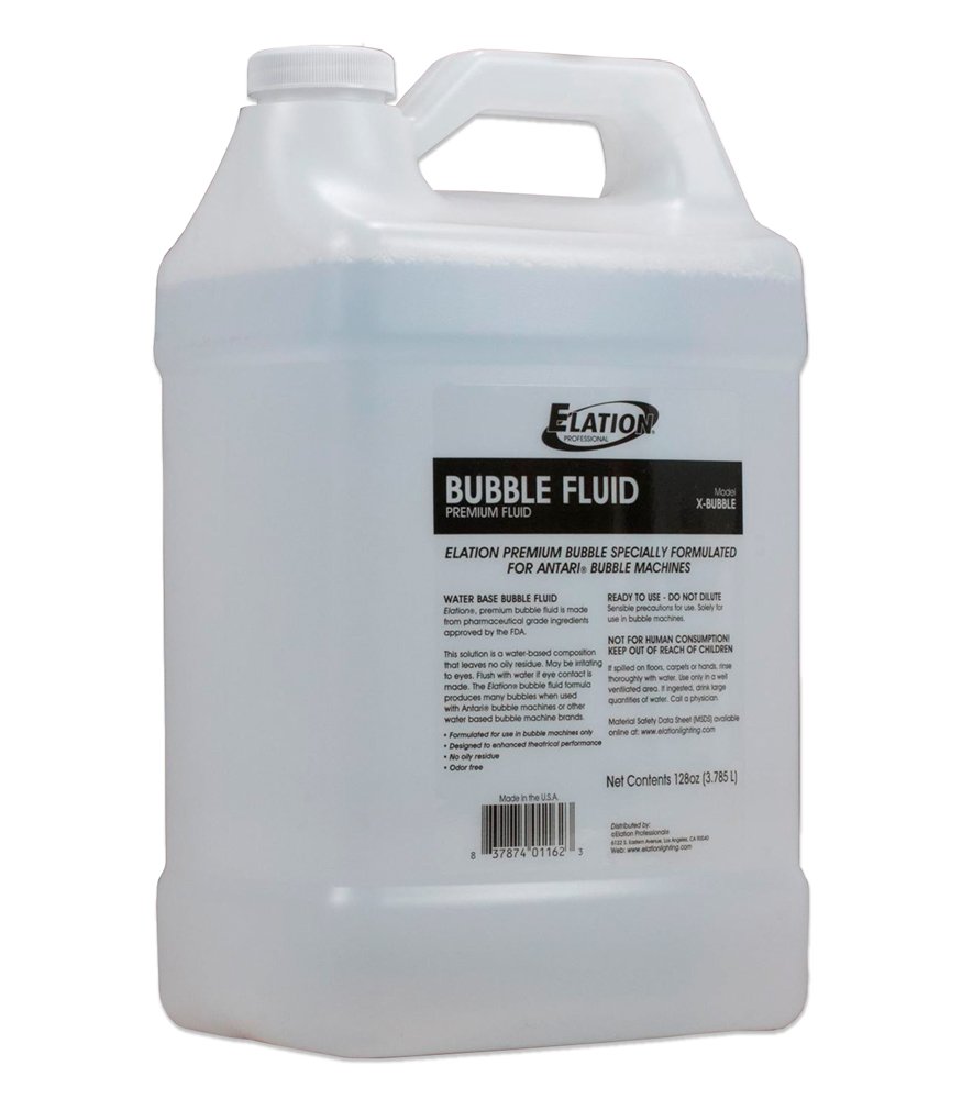 Antari X-Bubble Bubble Fluid - 1 Gallon Refill for Bubble Machines | Safe & Non-Toxic Solution for Parties, Events, and Stage Performances