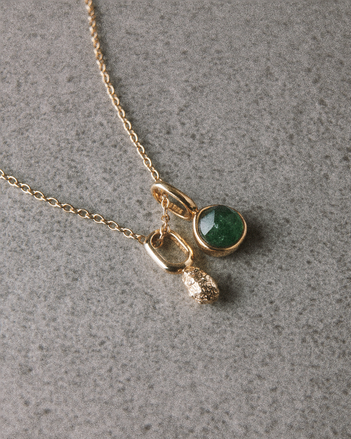 GRID 3 Oasis Necklace for Women - Elegant Gold Plated Pendant with Adjustable Chain - Perfect for Everyday Wear, Date Night & Special Occasions