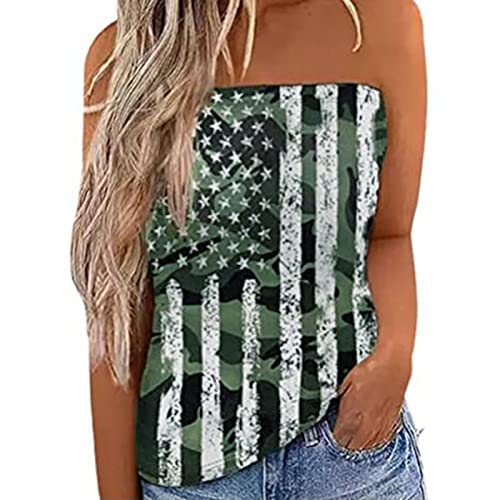 American Flag Green