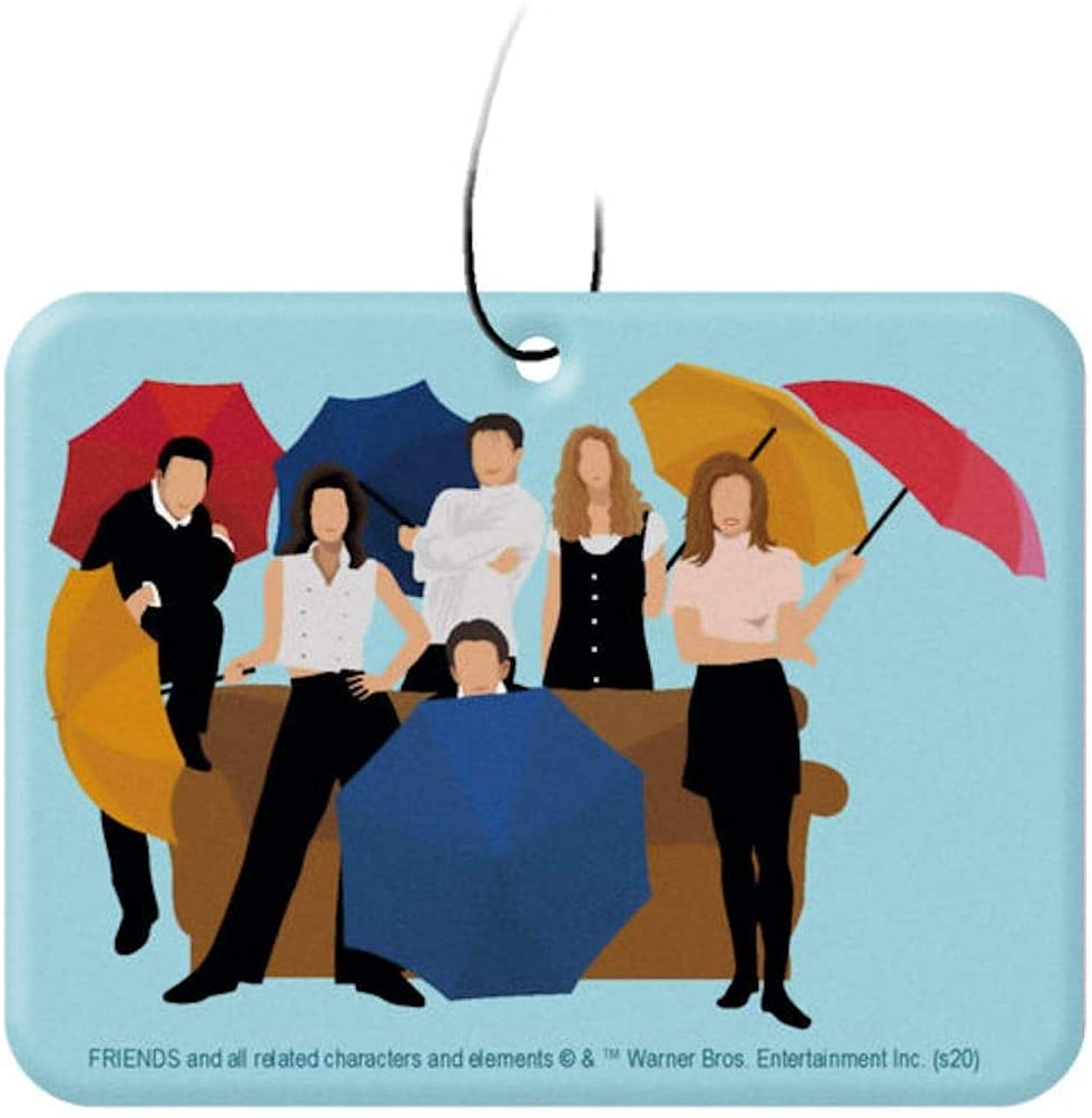 Friends TV Show Inspired Air Freshener - Long Lasting Car & Home Fragrance - Perfect for Office, Car, Bathroom & Gift Giving