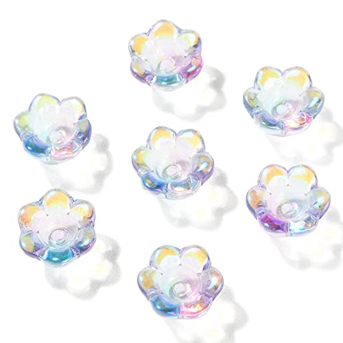 Blue purple flowers-100pcs