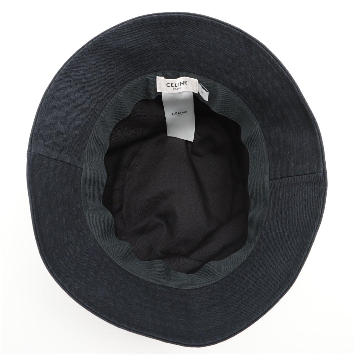 Celine Navy Bucket Hat for Women - Adjustable Cotton Sun Hat with UPF Protection - Perfect for Beach, Travel and Outdoor Activities (Size S)
