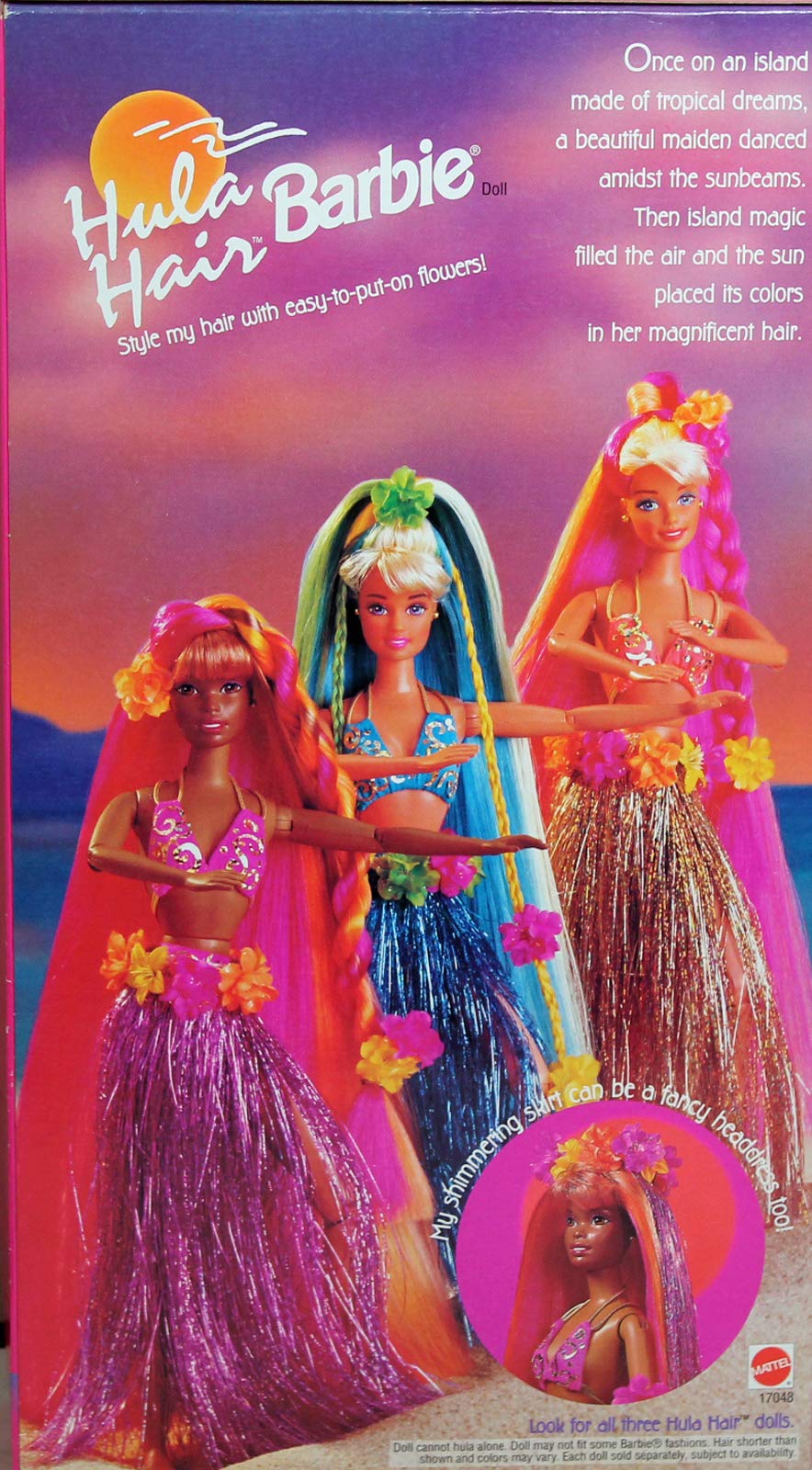 African American Barbie Doll with Hula Hair - Perfect for Kids' Playtime, Collecting, and Cultural Diversity Education