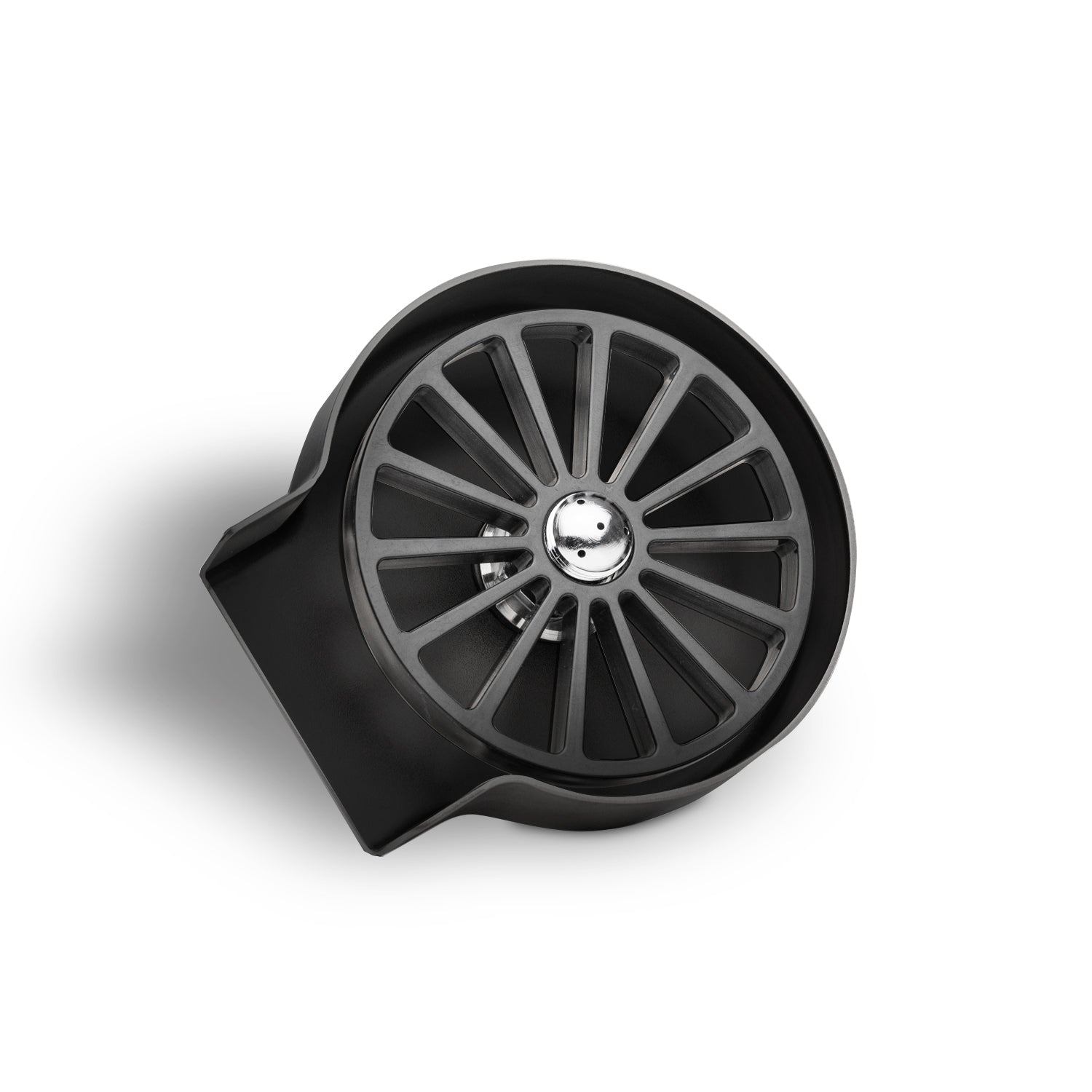 Premium 4-Round Sink Rinser with Wobble Plate - Commercial Espresso Machine Accessory for Baristas & Coffee Shops - Perfect for Backbar Cleaning & Equipment Maintenance