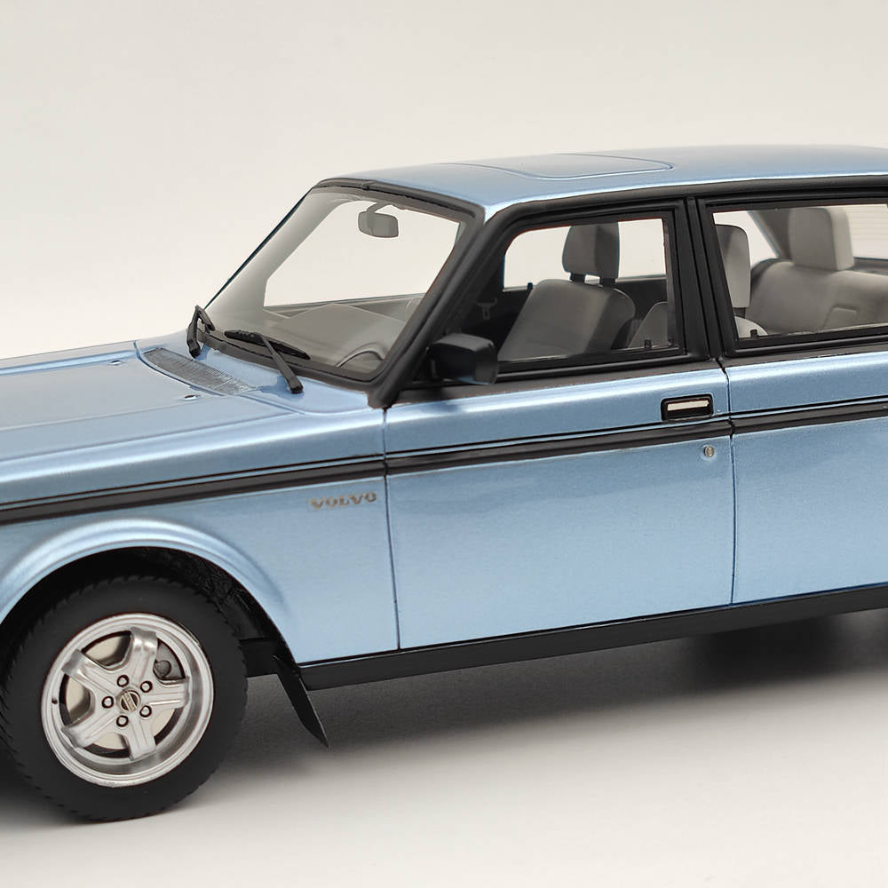 1/18 Scale Volvo 244 Turbo Resin Model Car - Limited Edition Blue Collectible (DNA000135) | Perfect for Car Enthusiasts, Display Collections & Gift Giving