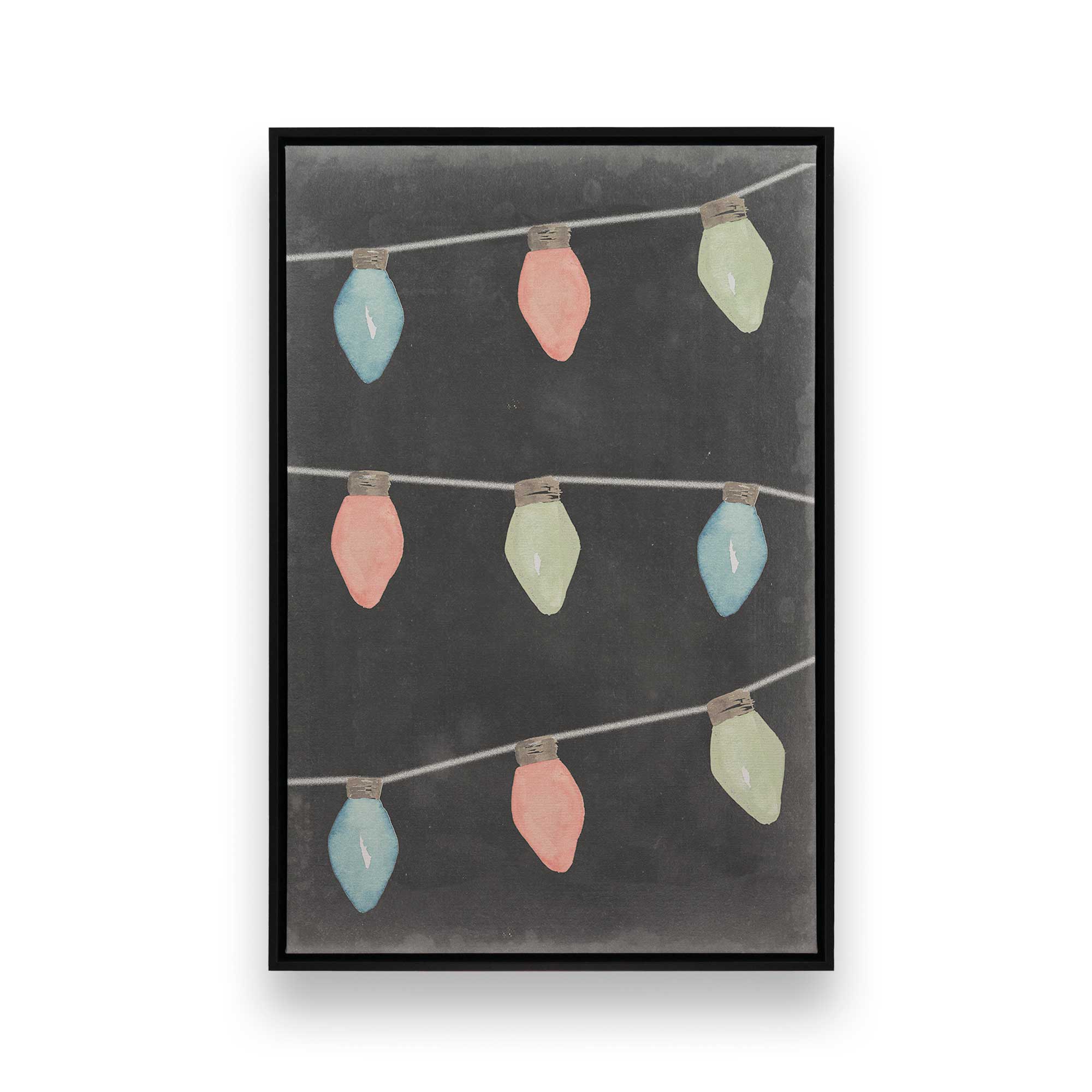 Cozy Christmas Glow Canvas Print - Holiday Home Decor for Living Room, Bedroom & Office Wall Art