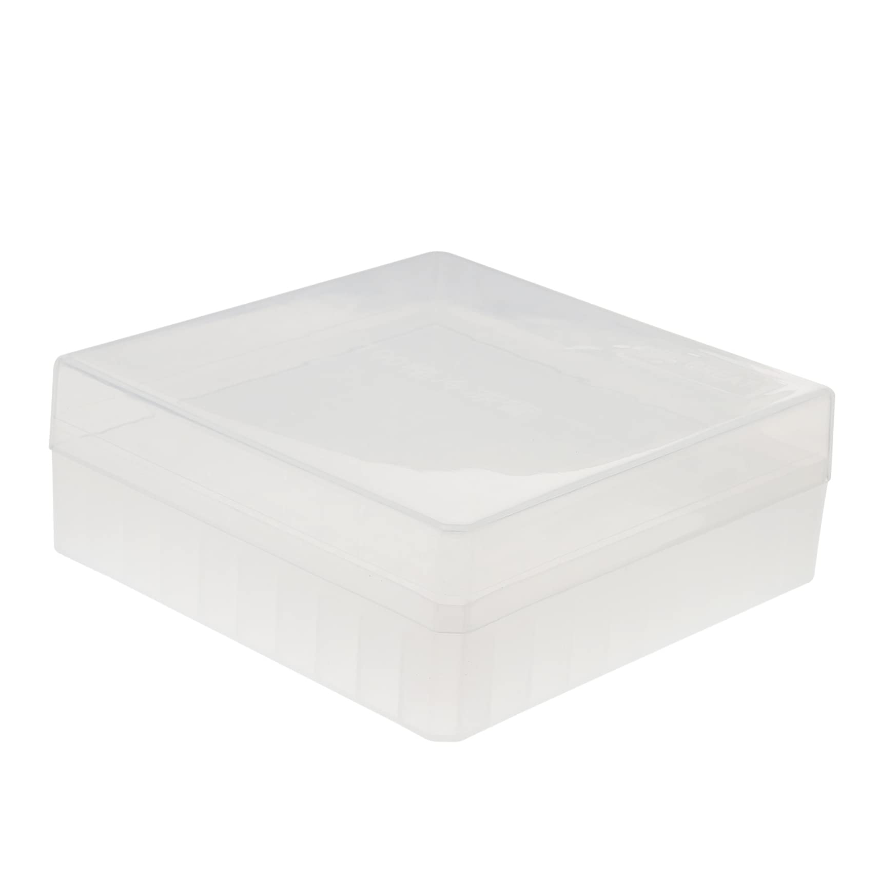 PP Transparent Cryogenic Microtube Storage Box - Freezer Safe Translucent Tube Organizer for Cryovials & Vials | Ideal for Lab, Medical, and Research Sample Storage