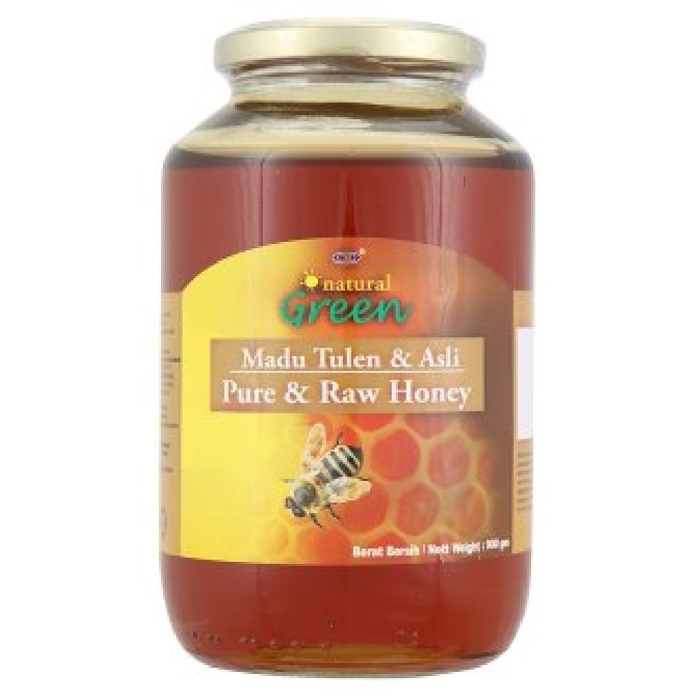 CED Natural Green Pure & Raw Honey 900g (6 Count) - Organic, Unprocessed, No Additives - Perfect for Tea, Baking & Healthy Breakfast