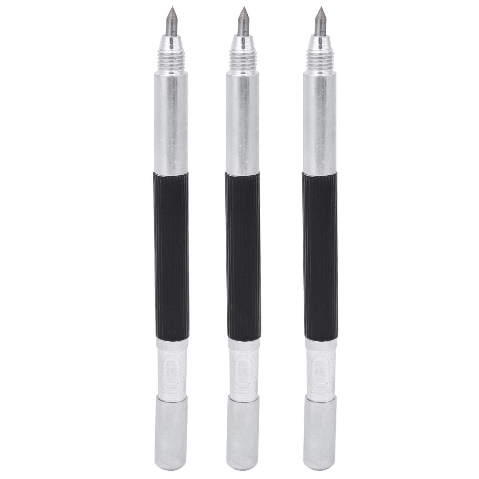3 Pcs Engraving Pen Tips - Dual Head Ceramic Tile Glass Metal Engraving Tool for Wood, Stone, Glass & Ceramic - Perfect for DIY Crafts, Home Decor & Personalization Projects