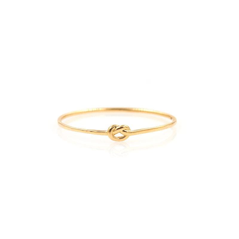 Baby Love Knot Ring - Sterling Silver Adjustable Knot Ring for Women & Girls - Perfect for Gifts, Birthdays & Everyday Wear
