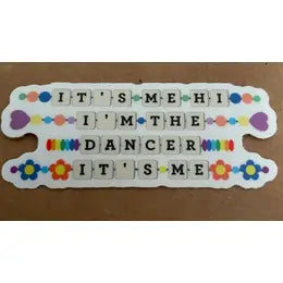 Denali & Co Dance Stickers - Fun & Colorful Vinyl Decals for Dance Studios, Water Bottles, Laptops & More