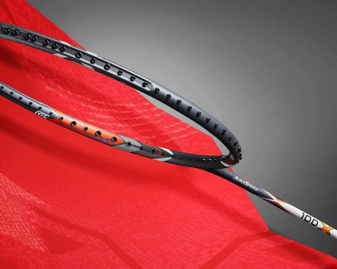 Victor AuraSpeed 100X Badminton Racket - Lightweight Carbon Fiber Shuttlecock Racket for Professional & Recreational Play - Perfect for Tournaments, Training & Casual Games
