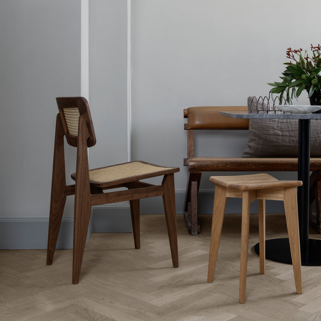 French Cane Dining Chair - Elegant & Comfortable Cane Backrest for Kitchen, Dining Room, and Breakfast Nook