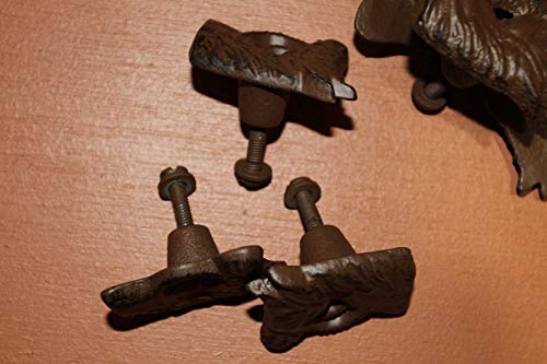 8 Rustic Cast Iron Horse Head Drawer Pulls - 2 Inch Tall Cabinet Handles (HW-74) - Perfect for Vintage Farmhouse Cabinets, Dressers & Furniture Hardware