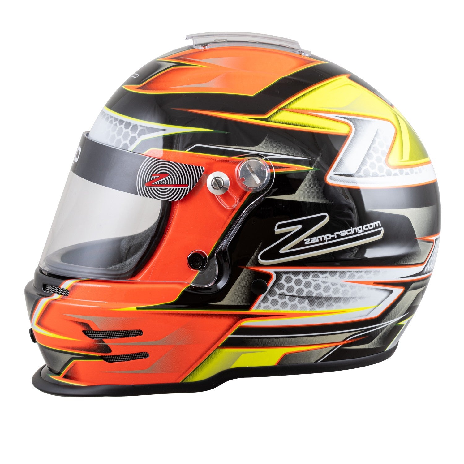 Zamp RZ 42Y C3 Youth Snell CMR2016 Certified Graphic Racing Helmet - Lightweight & Safe for Karting, Motocross & Junior Motorsports