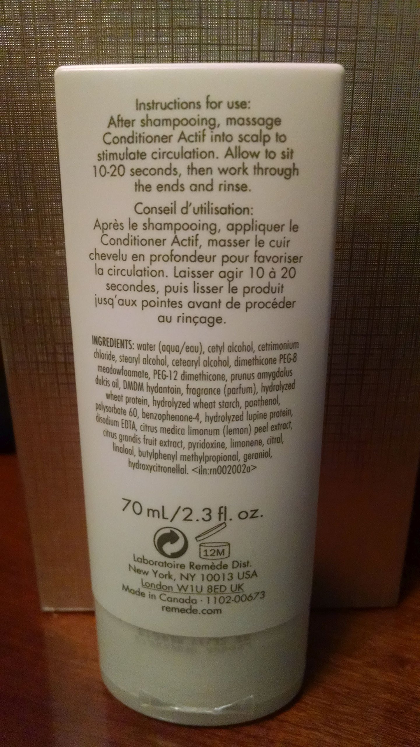 Actif Revitalizing & Volume Enhancing Conditioner - Deluxe Travel Size 2.3 Oz | Perfect for On-the-Go Hair Care, Gym Bag Essentials & Vacation Must-Have