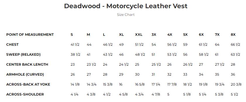 Deadwood Leather Vest for Men & Women – Genuine Leather Biker Jacket – Stylish Motorcycle Riding Gear for Outdoor Adventures & Casual Wear
