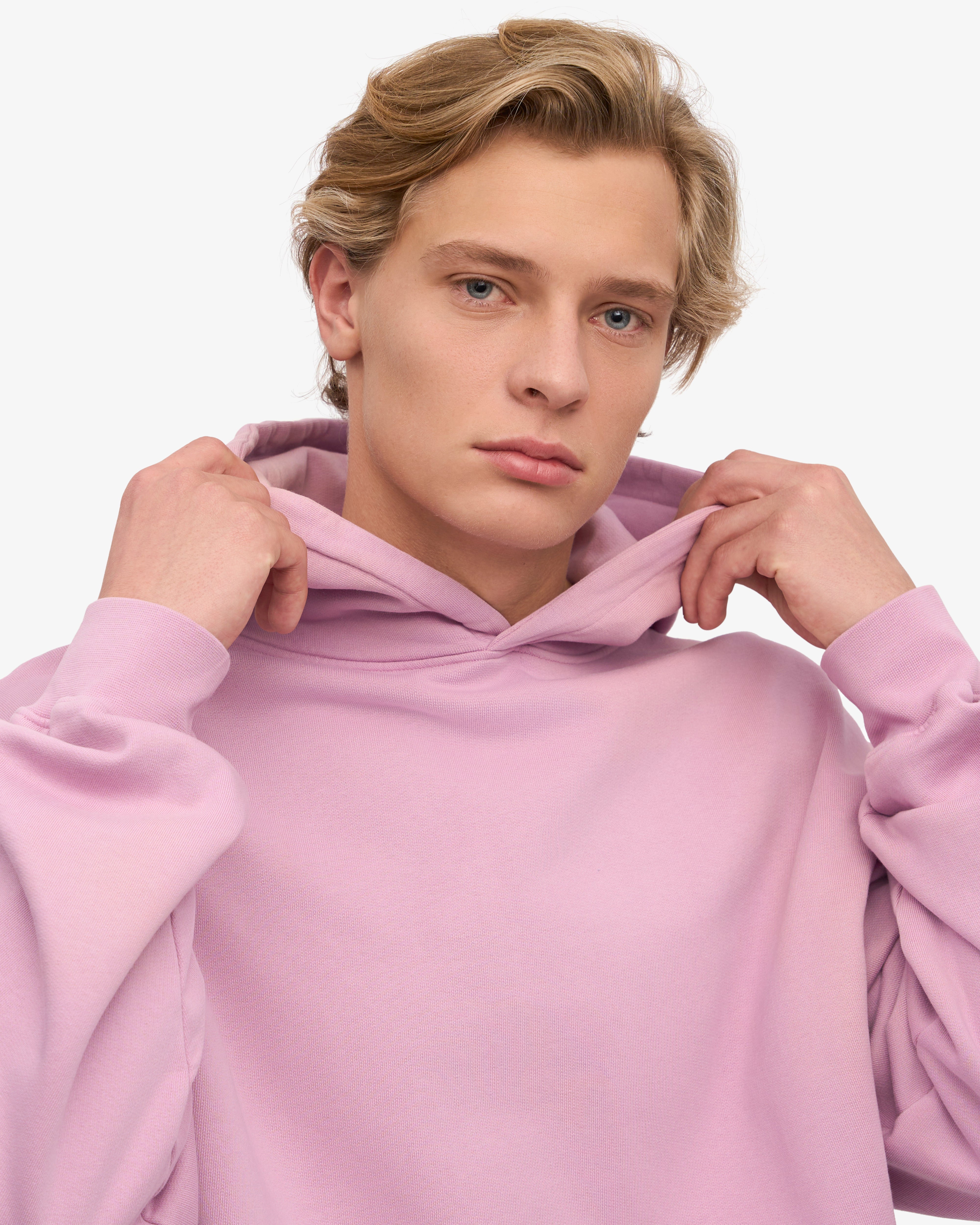 Organic Oversized Hoodie with Cherry Blossom Print - Soft Cotton Pullover for Women & Men - Perfect for Casual Wear, Street Style & Loungewear