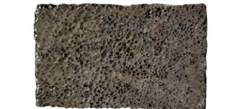 Brushman Beauty Pumice Stone for Feet - Black Square Exfoliating Foot Scrubber (P-S3) - Removes Dead Skin & Calluses - Perfect for Pedicures, Home Spa & Foot Care Routine