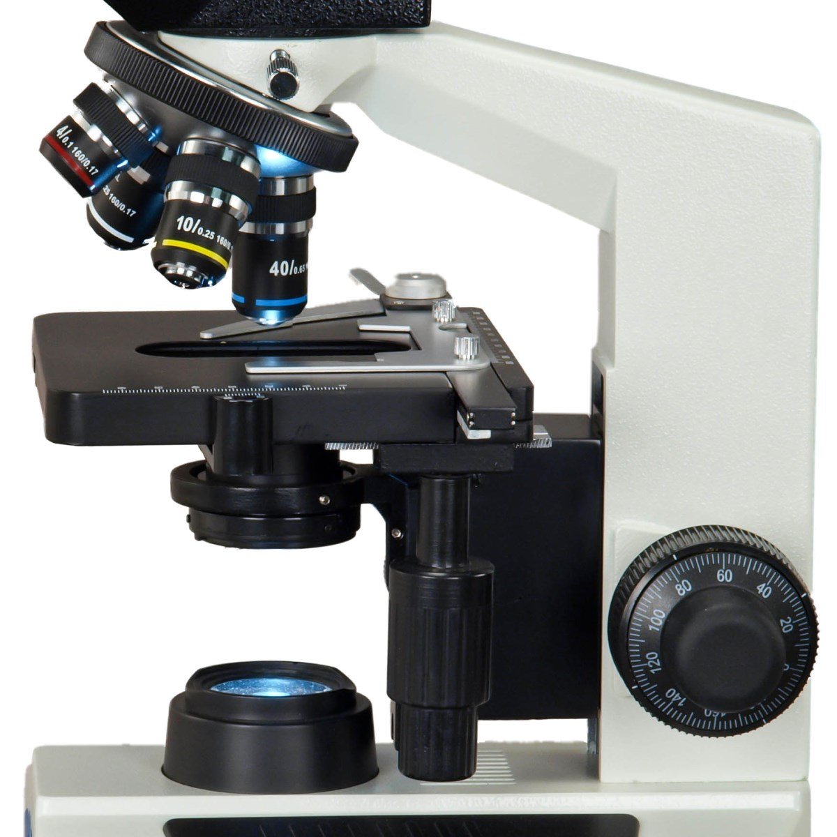 OMAX 40X-2500X Trinocular Compound LED Microscope with 5MP Digital Camera for Lab Research, Biology Studies & Scientific Exploration | Professional-Grade Microscopy for Education, Medical Analysis & Industrial Inspection