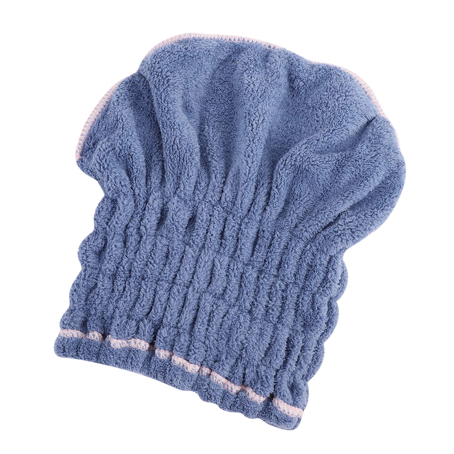 **Super Absorbent Microfiber Hair Towel Wrap - Quick Dry Hair Turban for Long & Curly Hair - Soft & Gentle Hair Drying Towel for Shower, Bath & Post-Workout - Perfect for Wet Hair & Sensitive Scalp**
