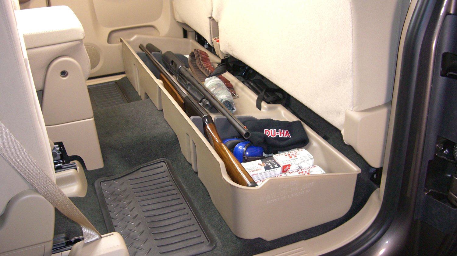 Du Ha 10045 Under-Seat Storage Organizer - Car Truck SUV Vehicle Seat Storage Box - Perfect for Road Trips, Camping & Daily Commute