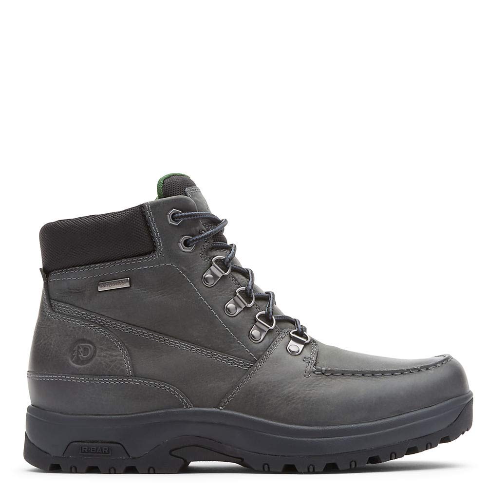 Dunham Men's 8000 Works Moc Waterproof Work Boots - Slip Resistant Comfort Shoes for Construction, Hiking & Outdoor Activities