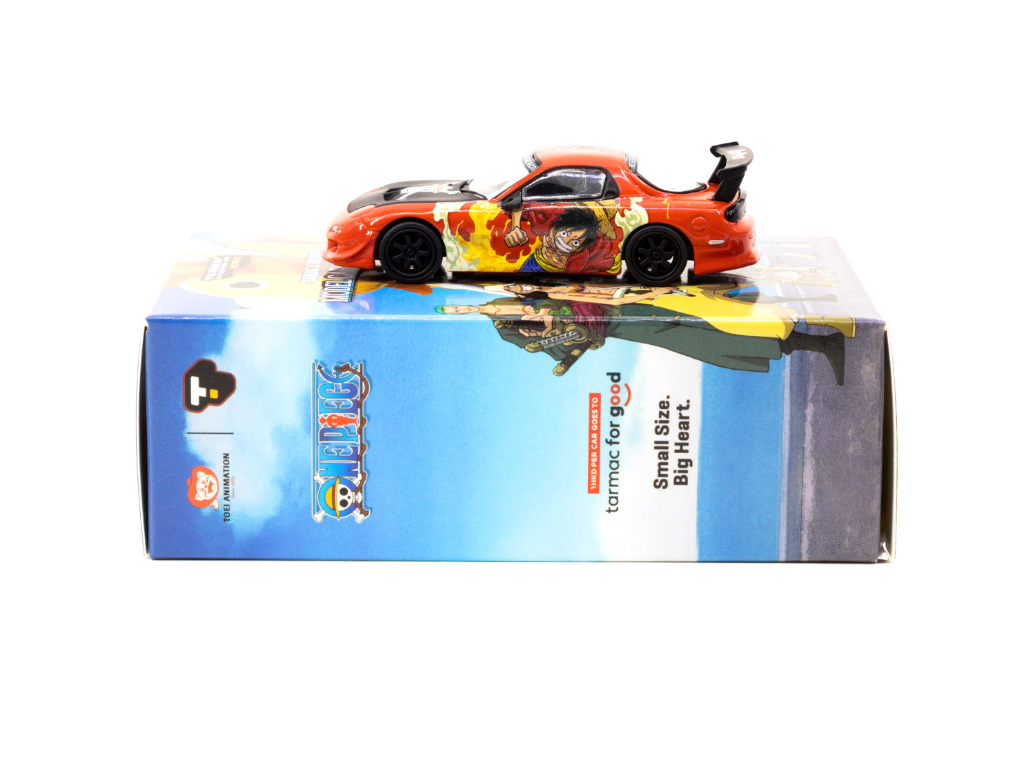 Tarmac Works x One Piece Model Car Collection VOL.1 - Anime Diecast Blind Box Toy for Car Enthusiasts & Collectors - Perfect for Display, Gifts, and Anime Merchandise Collections