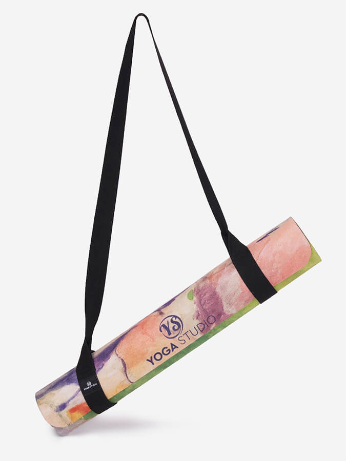 Eco-Friendly Vegan Suede Microfiber Yoga Mat 4mm - Non-Slip, Cushioned for Hot Yoga, Pilates & Home Workouts - Perfect for Beginners & Professionals