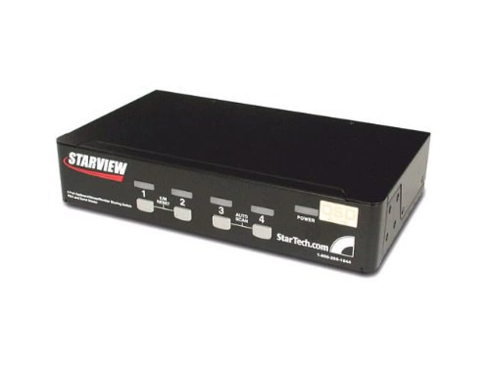 STARTECH.COM StarView 2-Port USB KVM Switch - Black | Keyboard Video Mouse Switcher for Dual PC Control | Ideal for Home Office & Gaming Setup