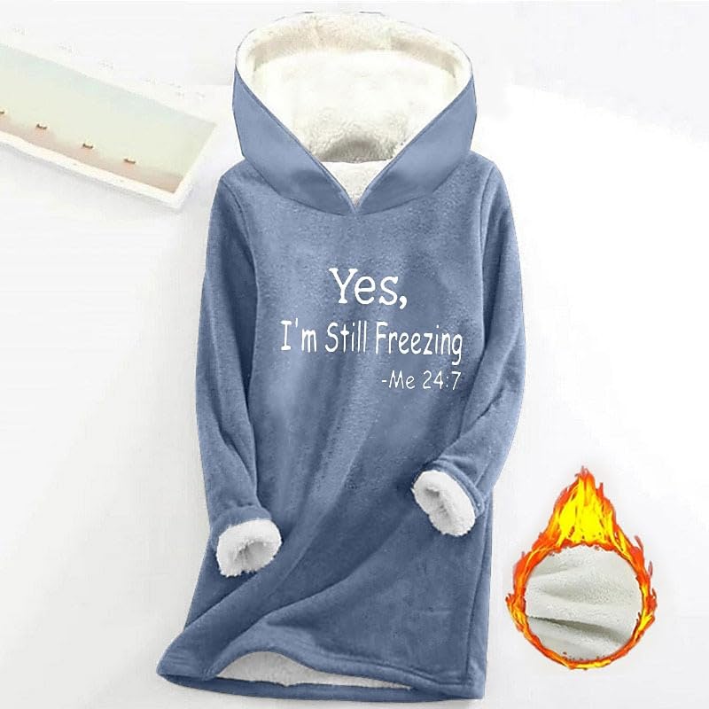 SHOPESSA Women's Sherpa Hoodie - Warm Fuzzy Winter Pullover for Loungewear & Outdoor