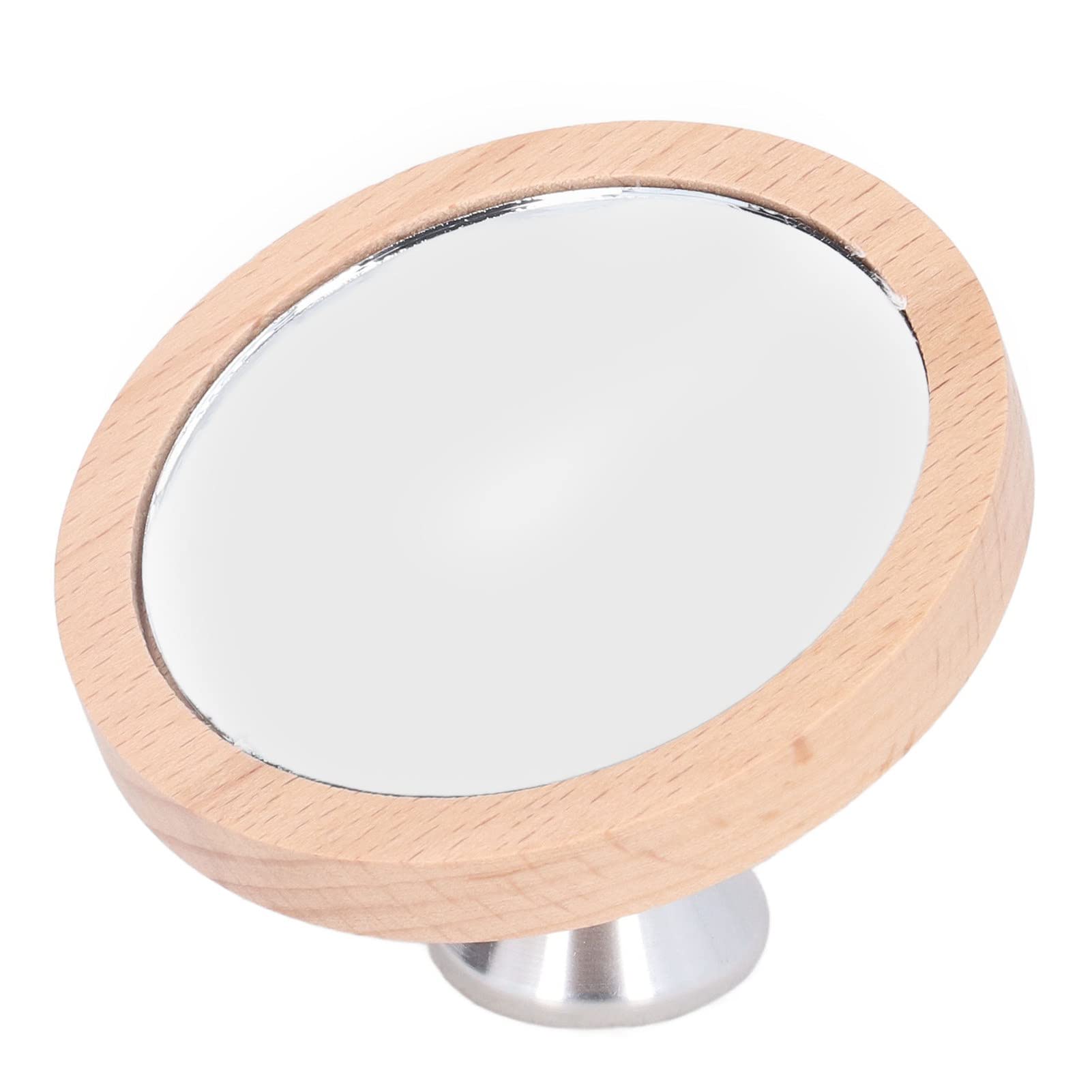 Professional Coffee Tamper Mirror with Reflective Surface & Stainless Steel Base - Portable Espresso Shot Observation Tool for Baristas, Home Brewing & Travel Use