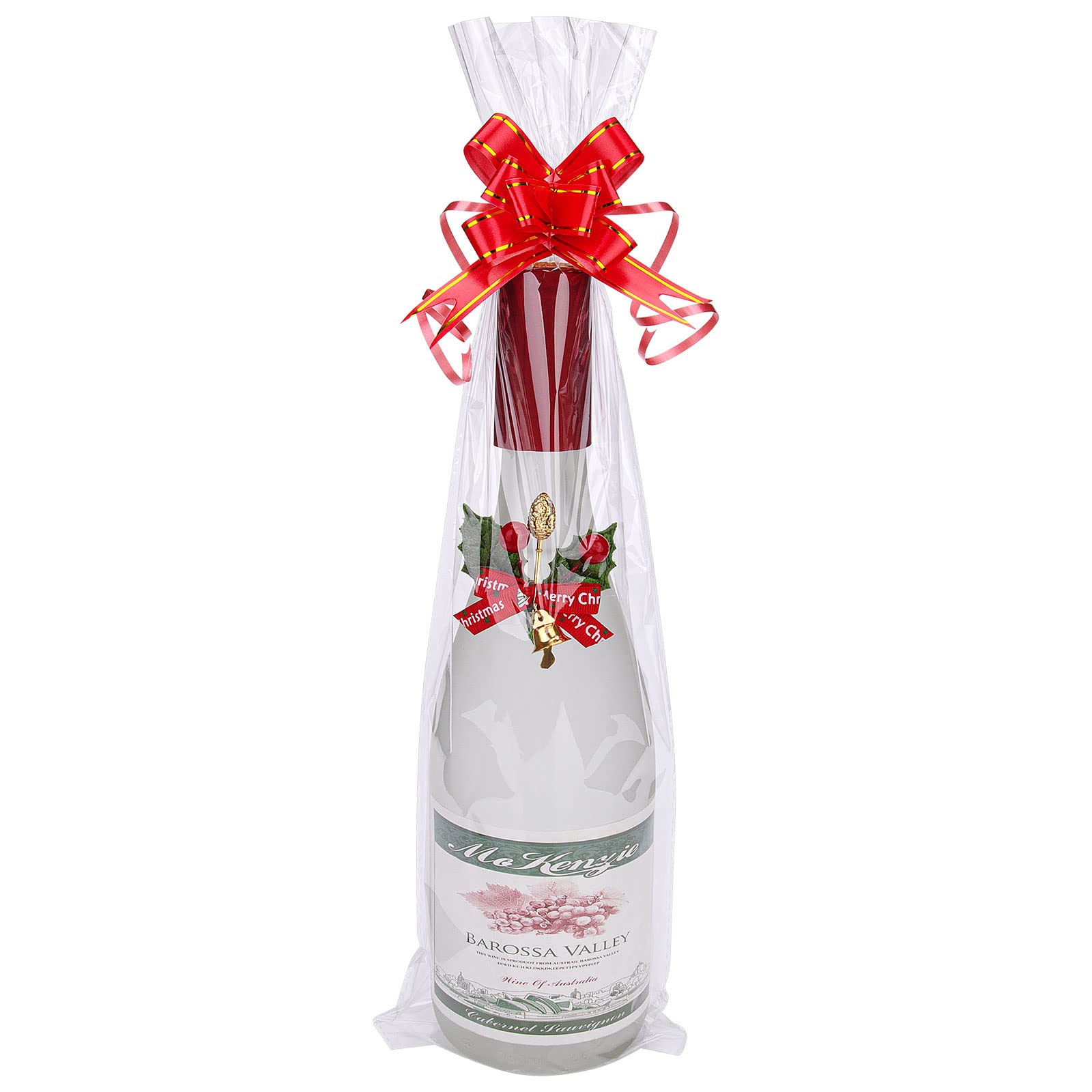 Awpeye 25-Pack Clear Cellophane Gift Bags - 2 Mil Thick Wide Opening for Mugs, Wine Bottles & Small Baskets | Perfect for Party Favors, Wedding Gifts & Retail Packaging