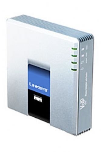 Cisco SPA2102-R1 VoIP Phone Adapter with Router for Small Business | 10/100 Mbps LAN Ports | Reliable Internet Calling Solution for Home Office & Remote Work