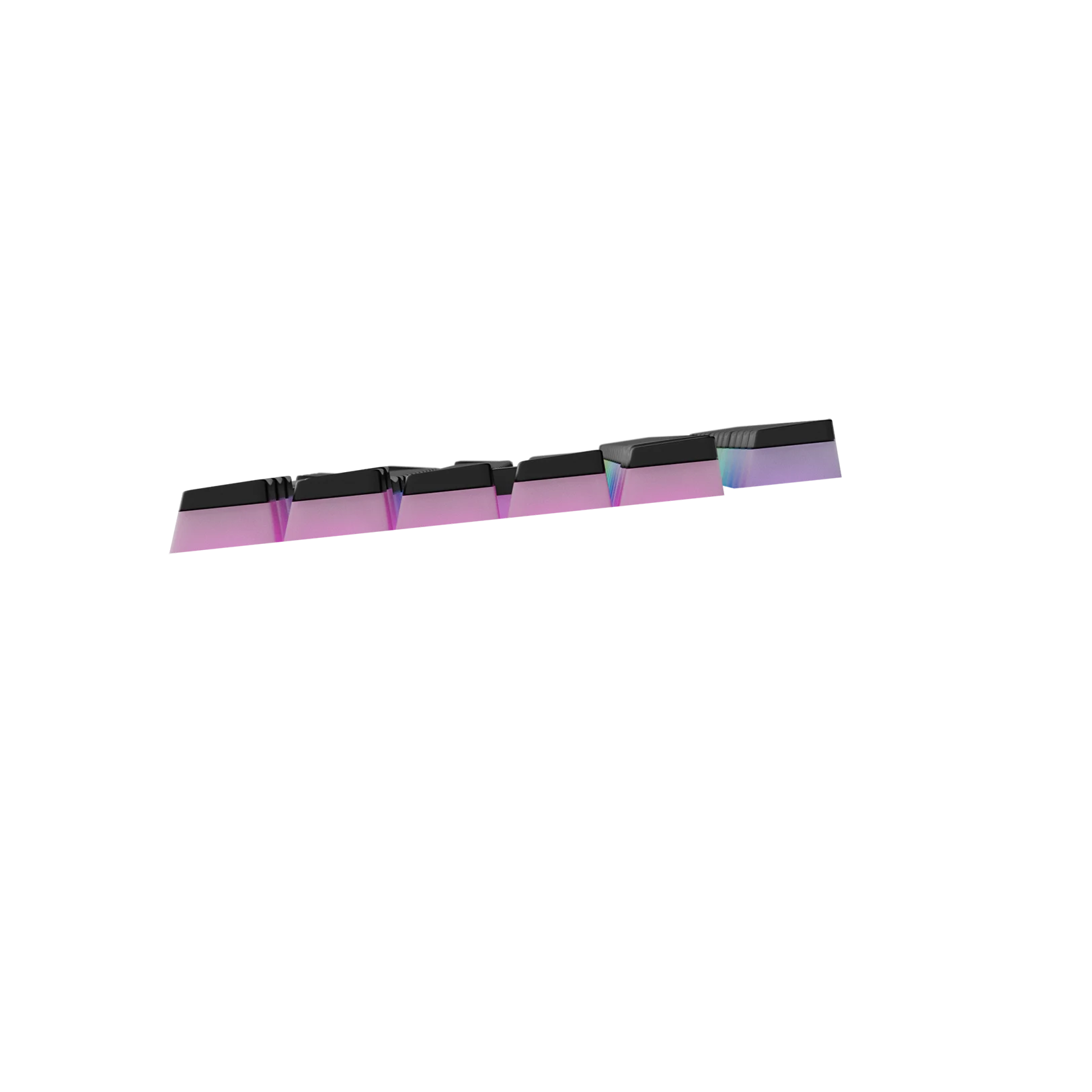 Aura V3 Black Keycaps for Mechanical Keyboards - Premium PBT Keycap Set for Gaming & Typing (DE Layout) - Perfect for PC Gamers & Office Work