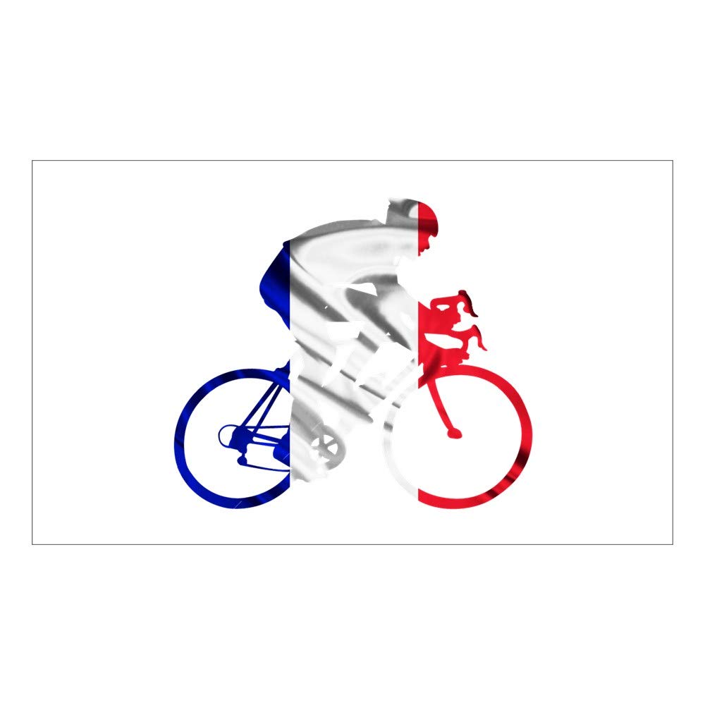 France Vinyl Decal Bumper Sticker 5 Inch - Waterproof Car Decoration for Windows, Laptops & Travel Luggage
