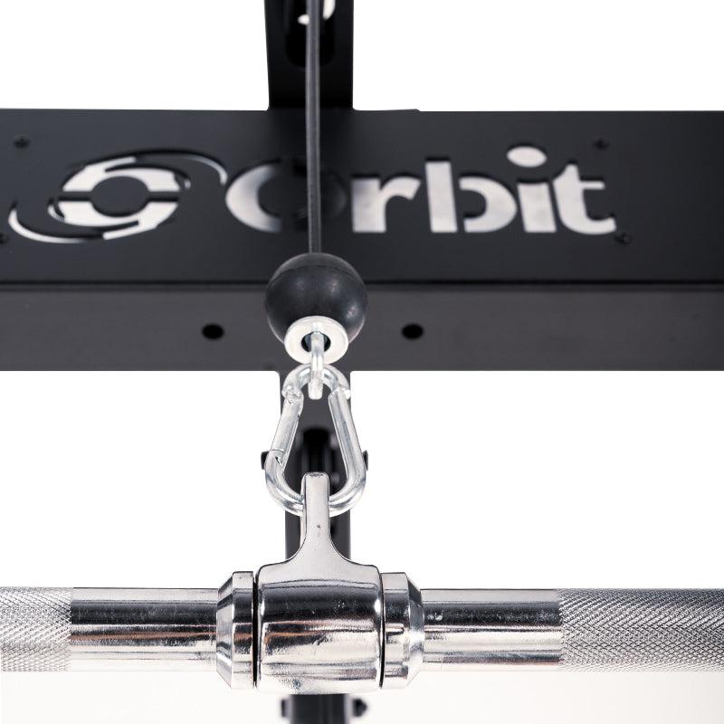 Orbit OBB025N Power Cage with Dip and Lat Attachments - Heavy Duty Home Gym Equipment for Strength Training & Weightlifting | Perfect for Garage, Basement & Home Workouts